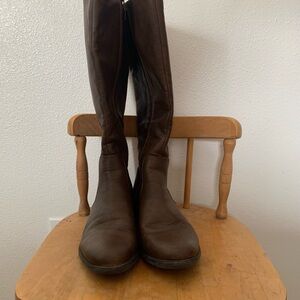 Life Stride Dark Brown Over the Knee Boots